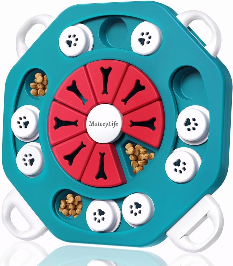 Interactive dog puzzle dog toy for smart breeds